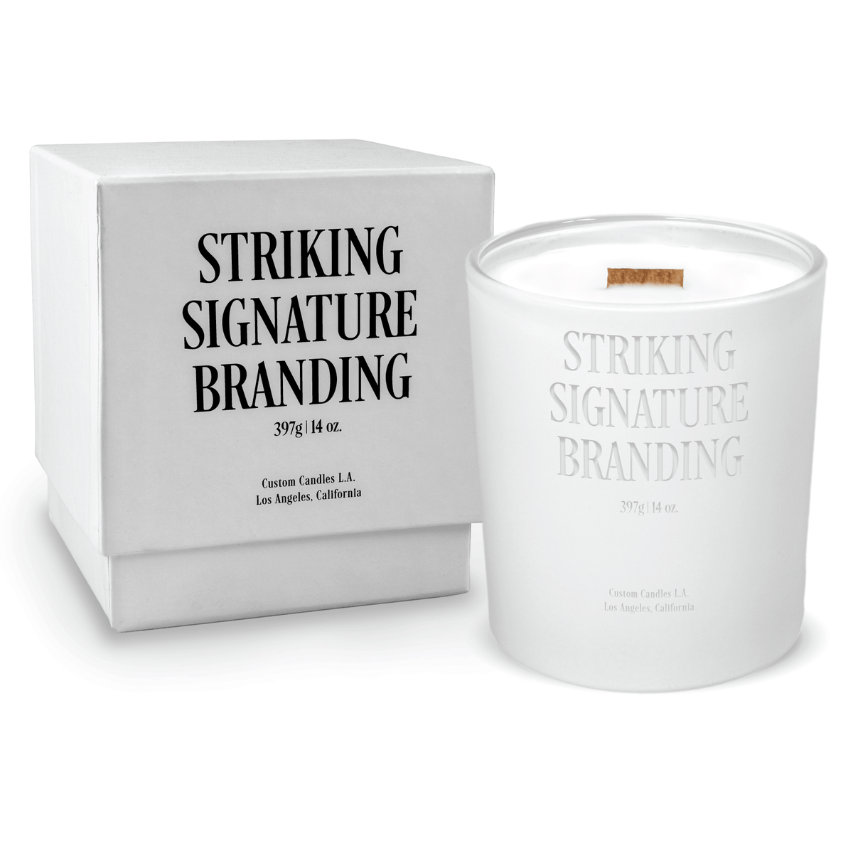 Sample: 14oz Custom Engraved Luxury Candle