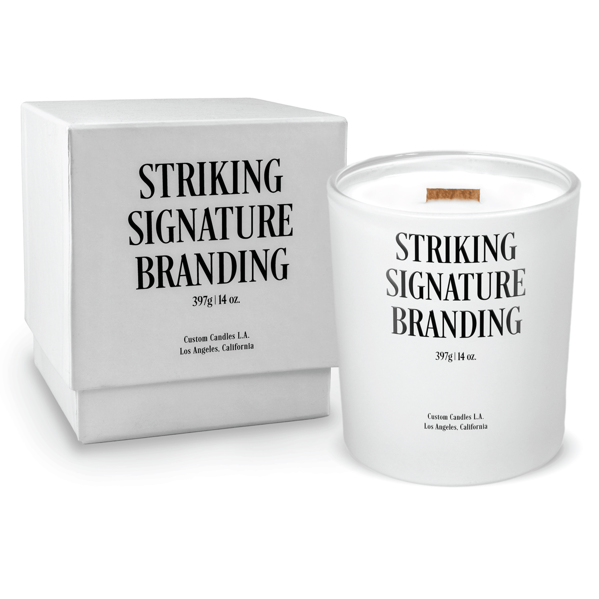 Sample: 14oz Custom Printed Luxury Candle