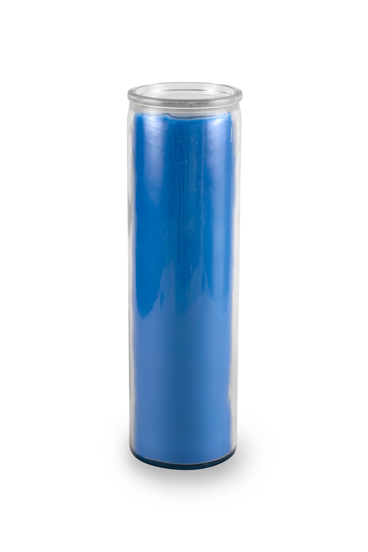 16 oz. Custom Prayer Candle with Your Logo - Blue Wax
