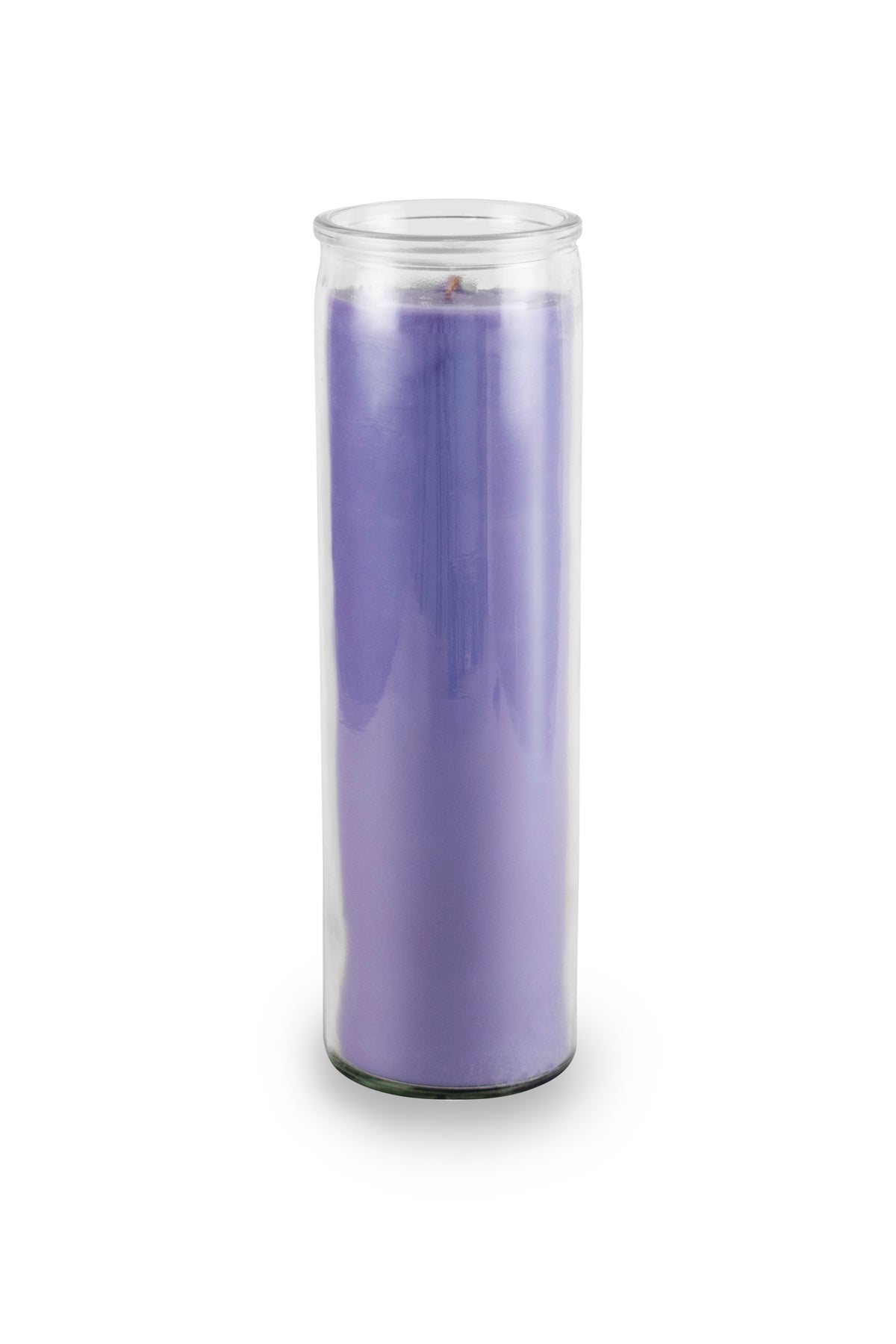 16 oz. Custom Prayer Candle with Your Logo - Purple Wax