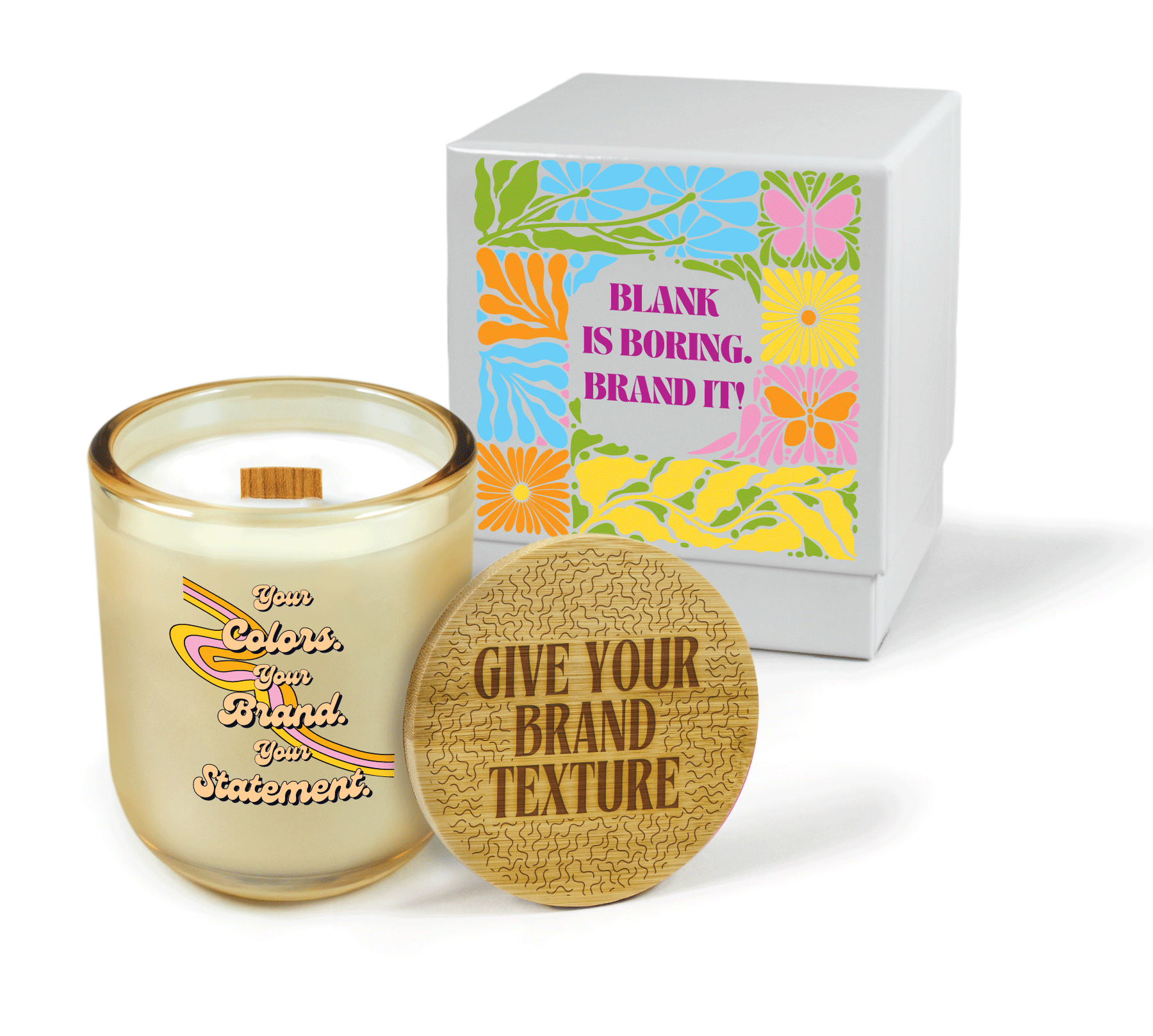 12 oz. Signature Candle - Single Branded Sample