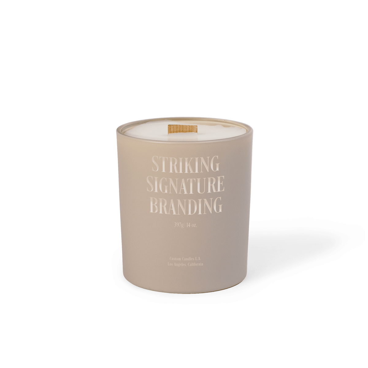 Sample: 14oz Custom Engraved Luxury Candle