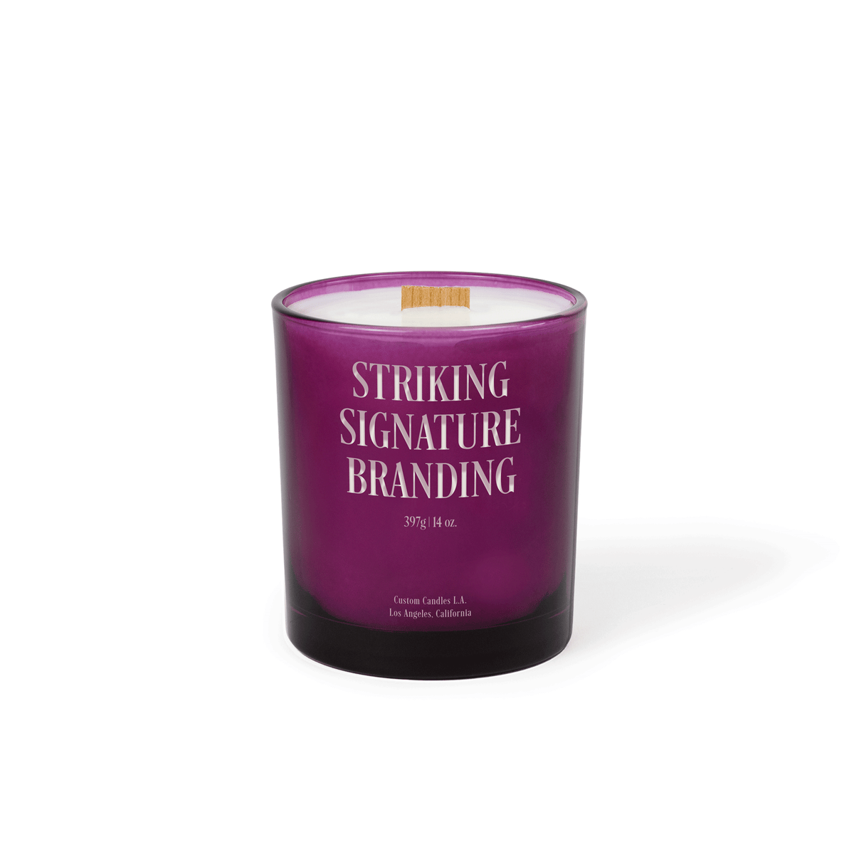Sample: 14oz Custom Engraved Luxury Candle