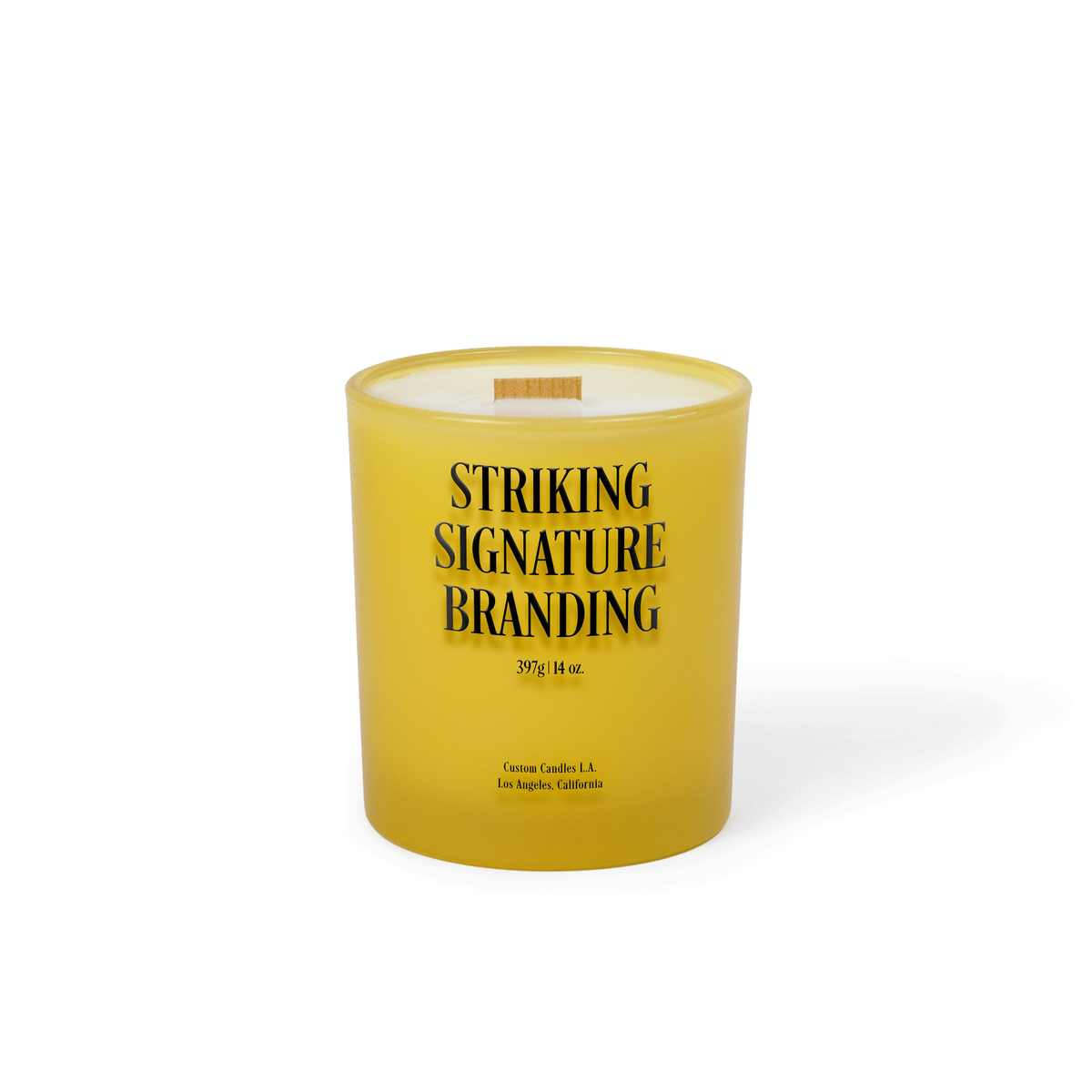 Sample: 14oz Custom Printed Luxury Candle