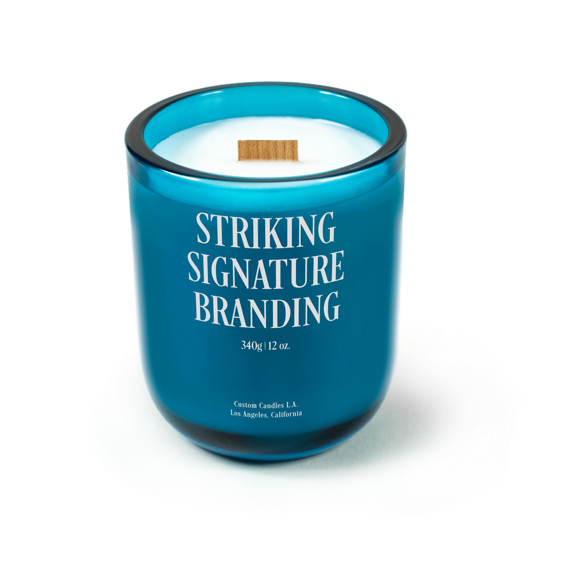 Sample: Custom Branded Candle – 12 oz Signature
