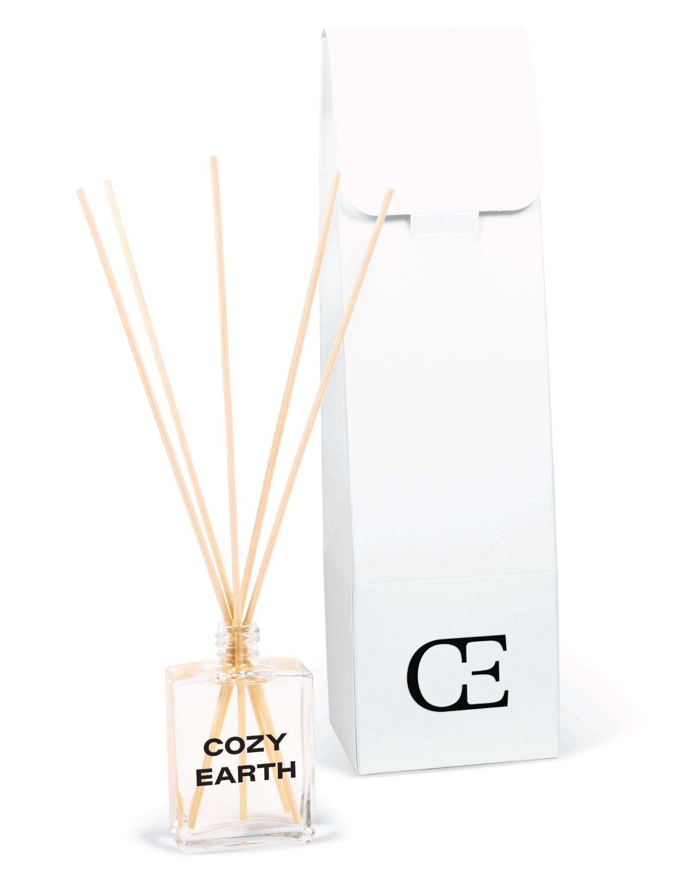 2 oz mini reed diffuser with custom branding and white gift box