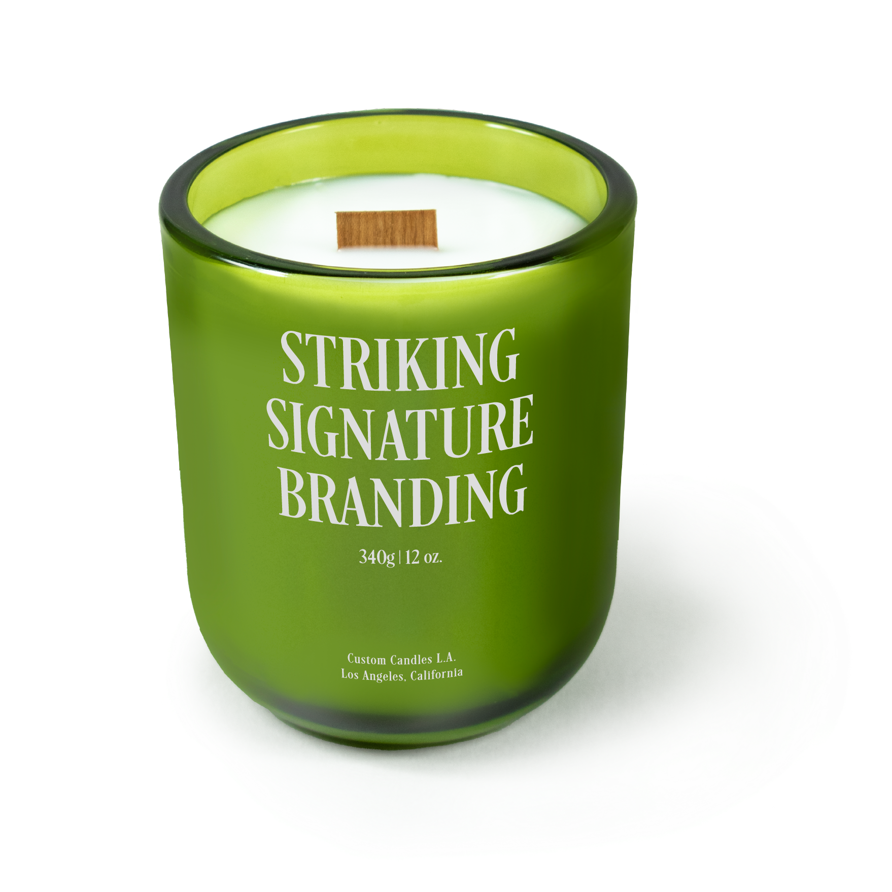 Sample: Custom Branded Candle – 12 oz Signature