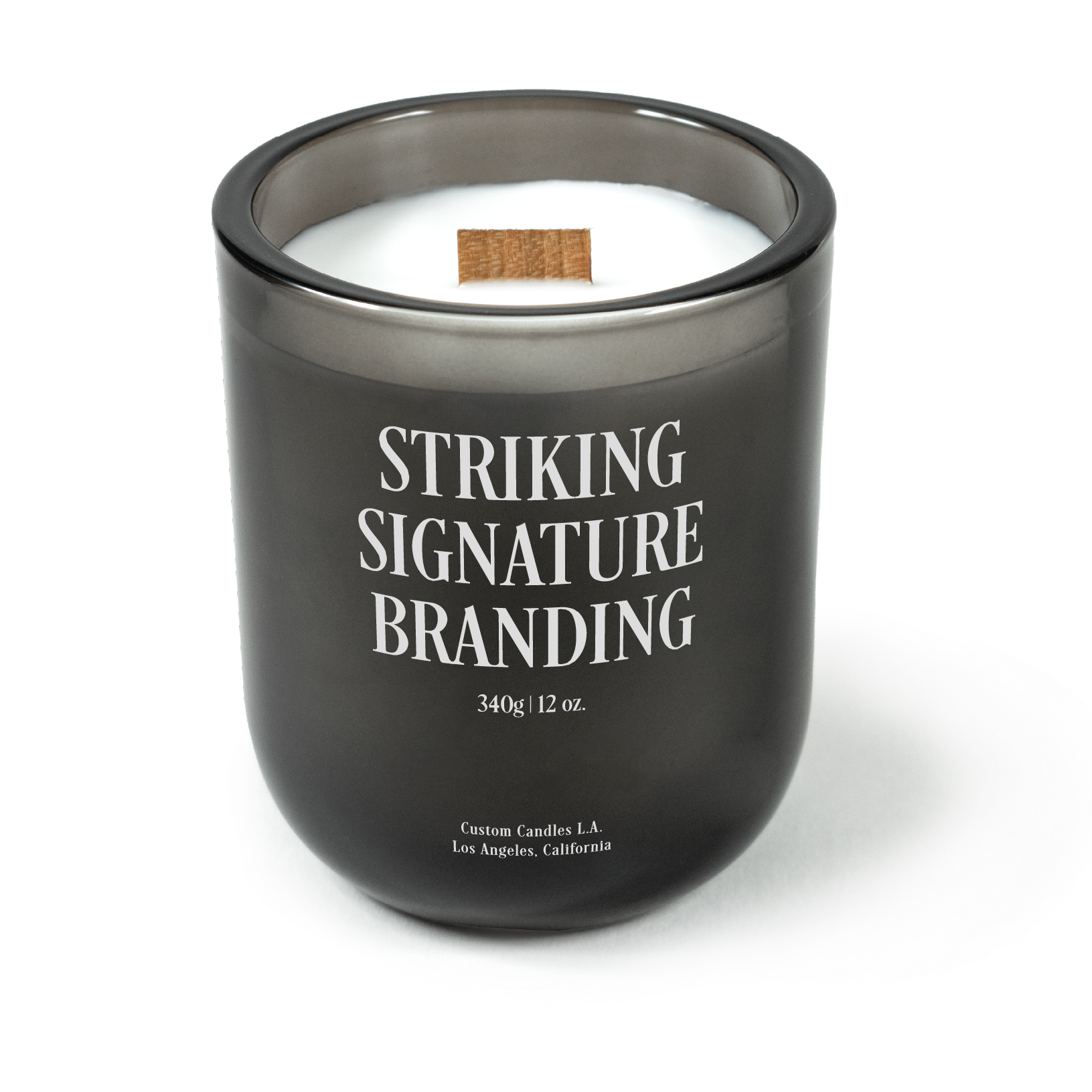 Sample: Custom Branded Candle – 12 oz Signature