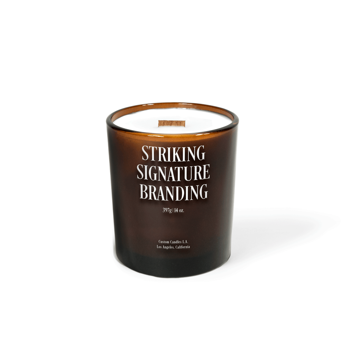 Sample: 14oz Custom Printed Luxury Candle