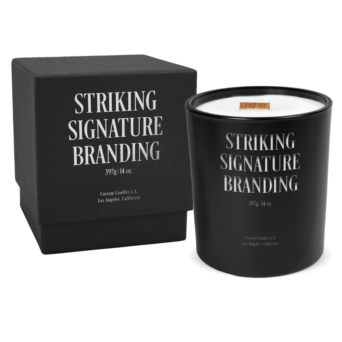 Sample: 14oz Custom Engraved Luxury Candle