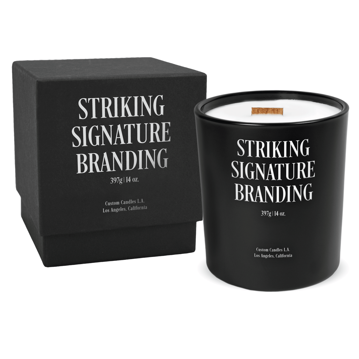 Sample: 14oz Custom Printed Luxury Candle