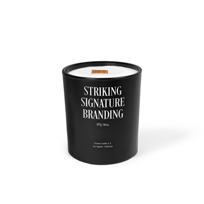 Sample: 14oz Custom Printed Luxury Candle