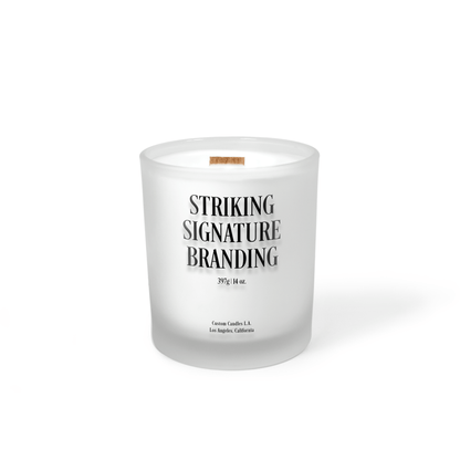 Sample: 14oz Custom Printed Luxury Candle