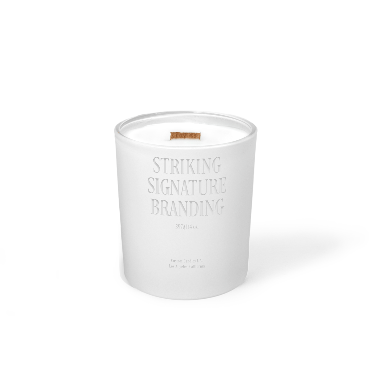 Sample: 14oz Custom Engraved Luxury Candle