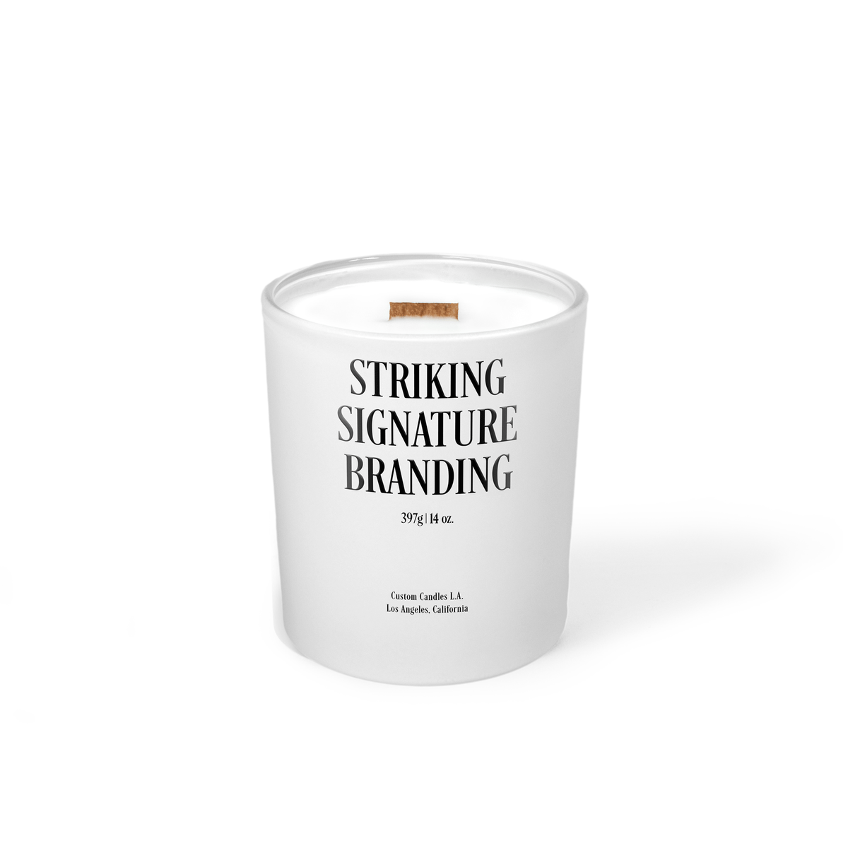 Sample: 14oz Custom Printed Luxury Candle