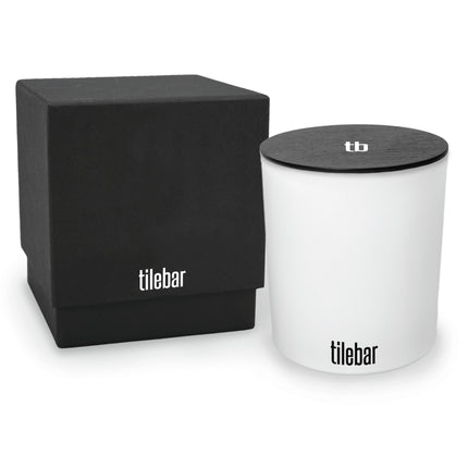 14 oz. White Candle with Gift Box - Direct Print