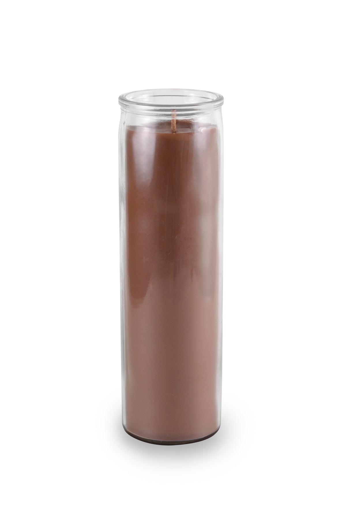 16 oz. Custom Prayer Candle with Your Logo - Brown Wax