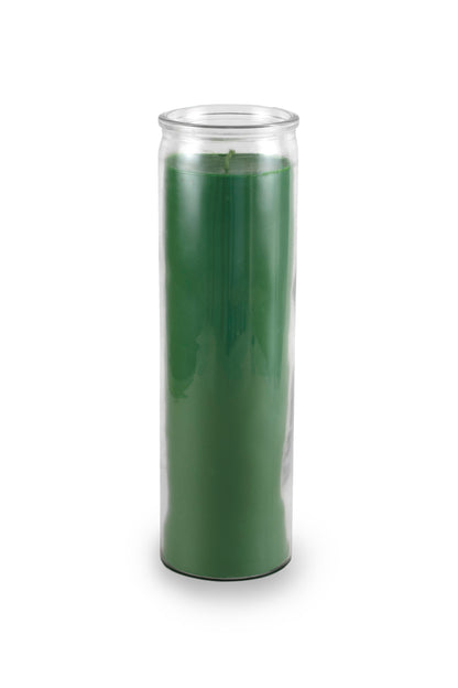 16 oz. Custom Prayer Candle with Your Logo - Green Wax