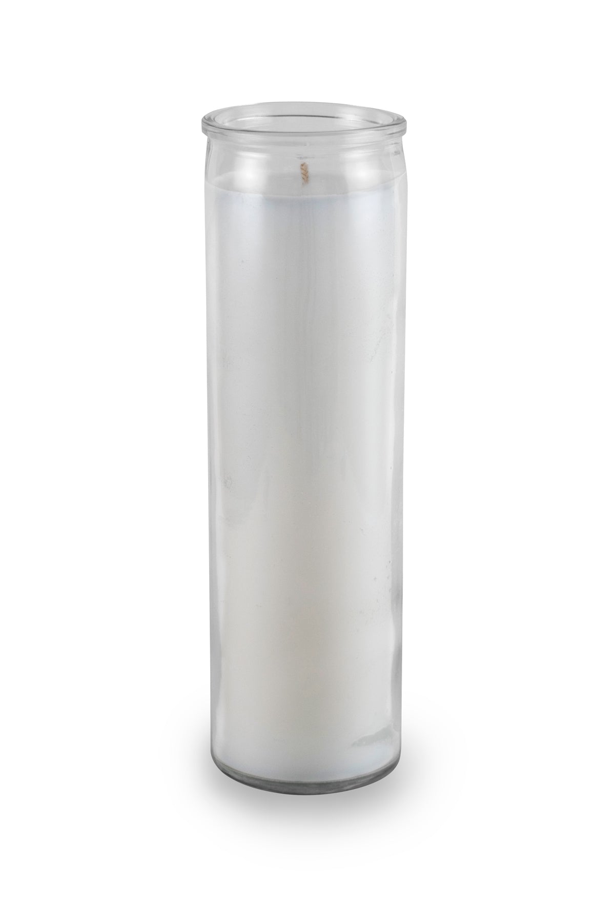 16 oz. Custom Prayer Candle with Your Logo - White Wax