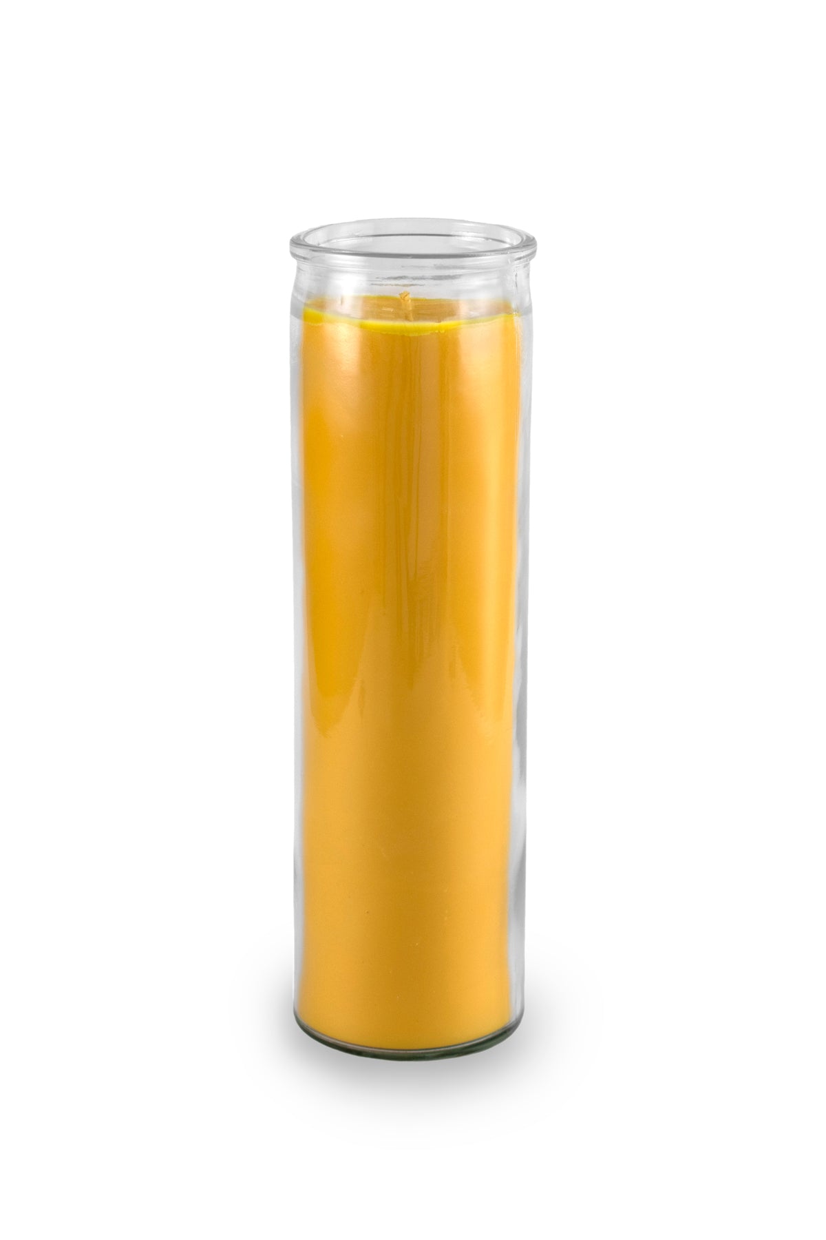 16 oz. Custom Prayer Candle with Your Logo – Yellow Wax