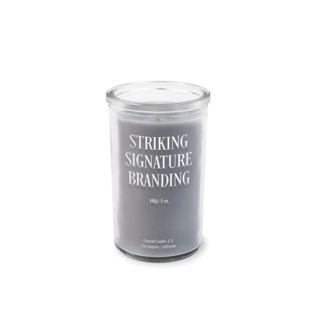 Sample: Custom Mini Prayer Candle - 5 oz. Printed