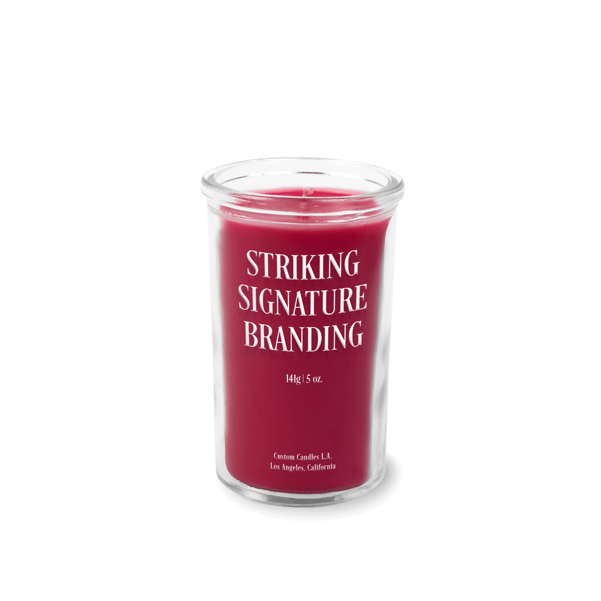Sample: Custom Mini Prayer Candle - 5 oz. Printed