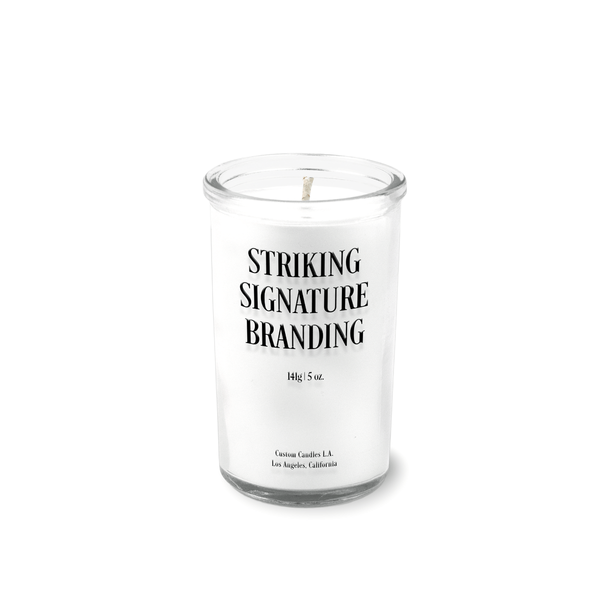 Sample: Custom Mini Prayer Candle - 5 oz. Printed
