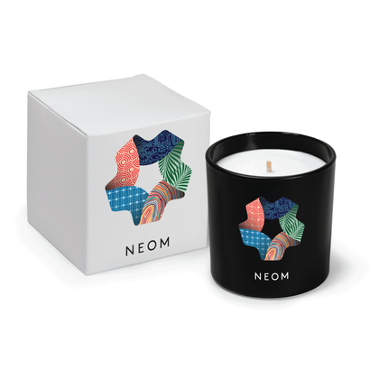 9 oz. Black Candle with Gift Box - Direct Print Sample