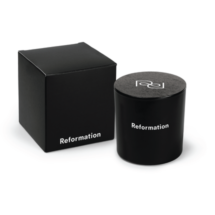 9 oz. Black Candle with Gift Box - Direct Print Sample