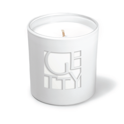 9 oz. White Candle with Gift Box - Engraved Sample