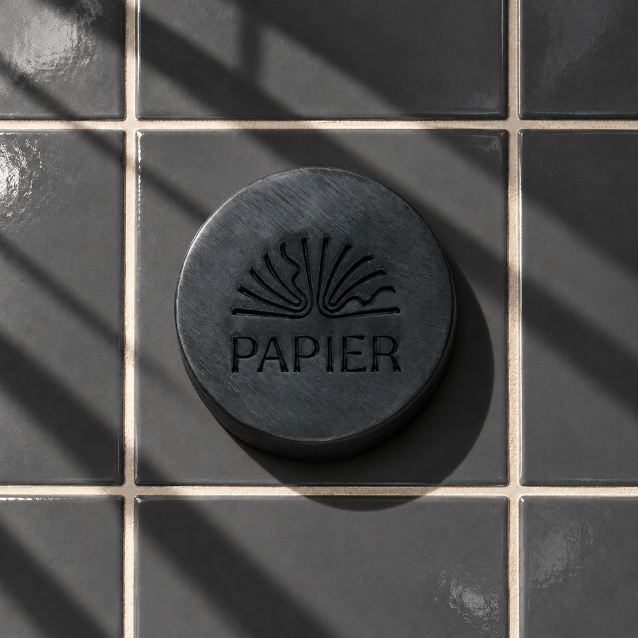 Signature Branded™ Round Bar Soap – Black