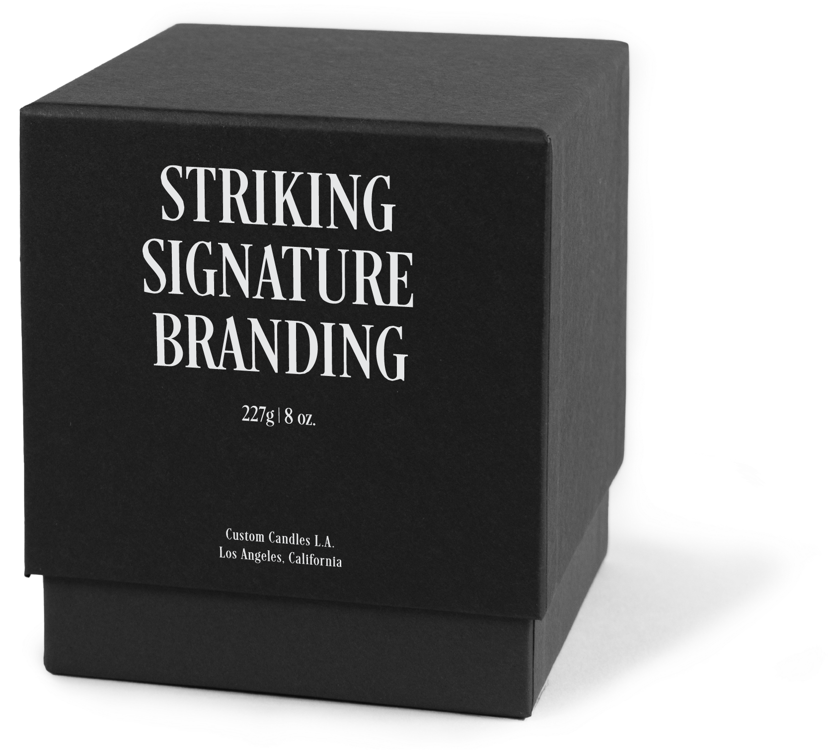 Sample: Custom Branded Candle – 12 oz Signature