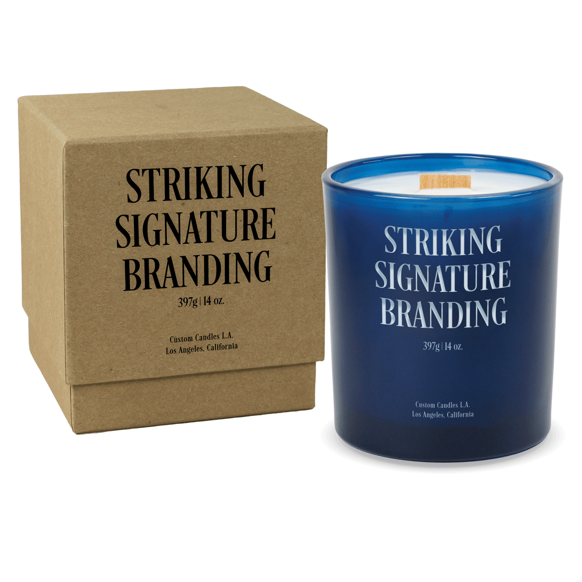 Sample: 14oz Custom Engraved Luxury Candle