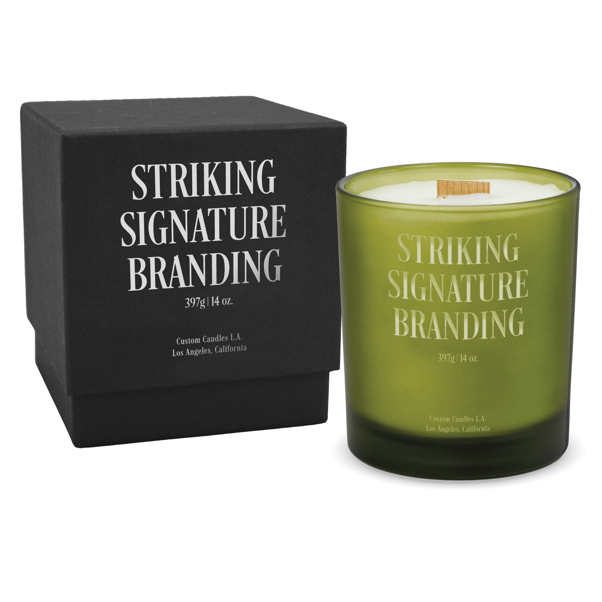 Sample: 14oz Custom Engraved Luxury Candle