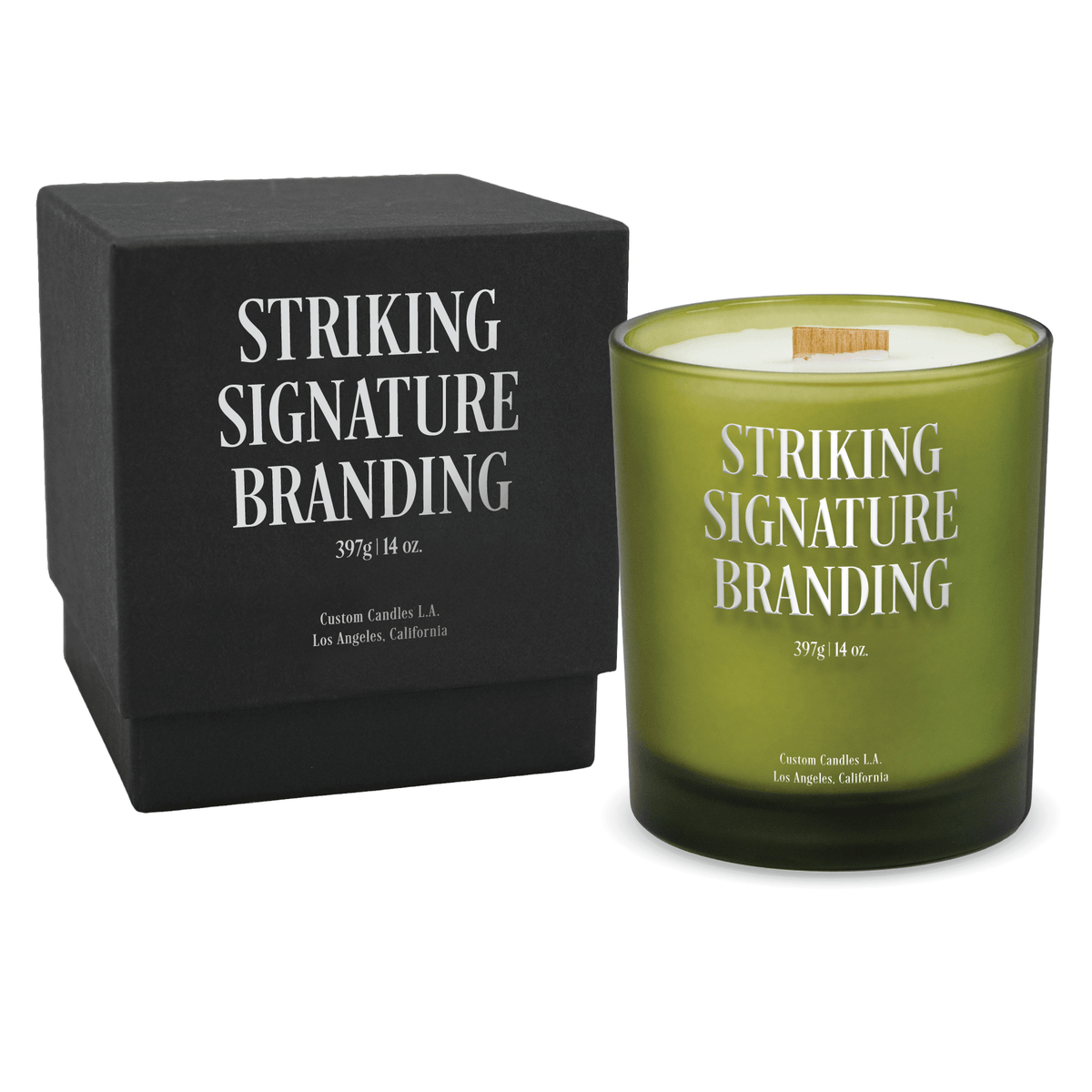 Sample: 14oz Custom Printed Luxury Candle