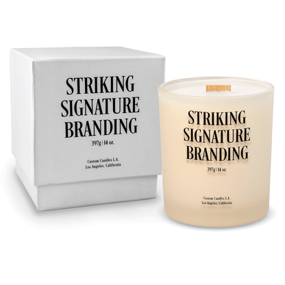 Sample: 14oz Custom Printed Luxury Candle