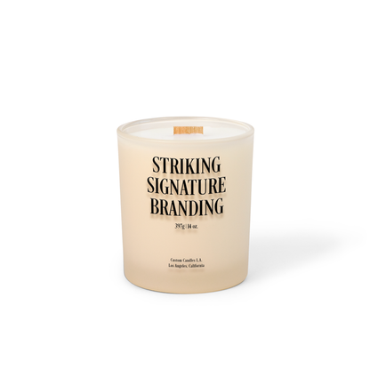 Sample: 14oz Custom Printed Luxury Candle