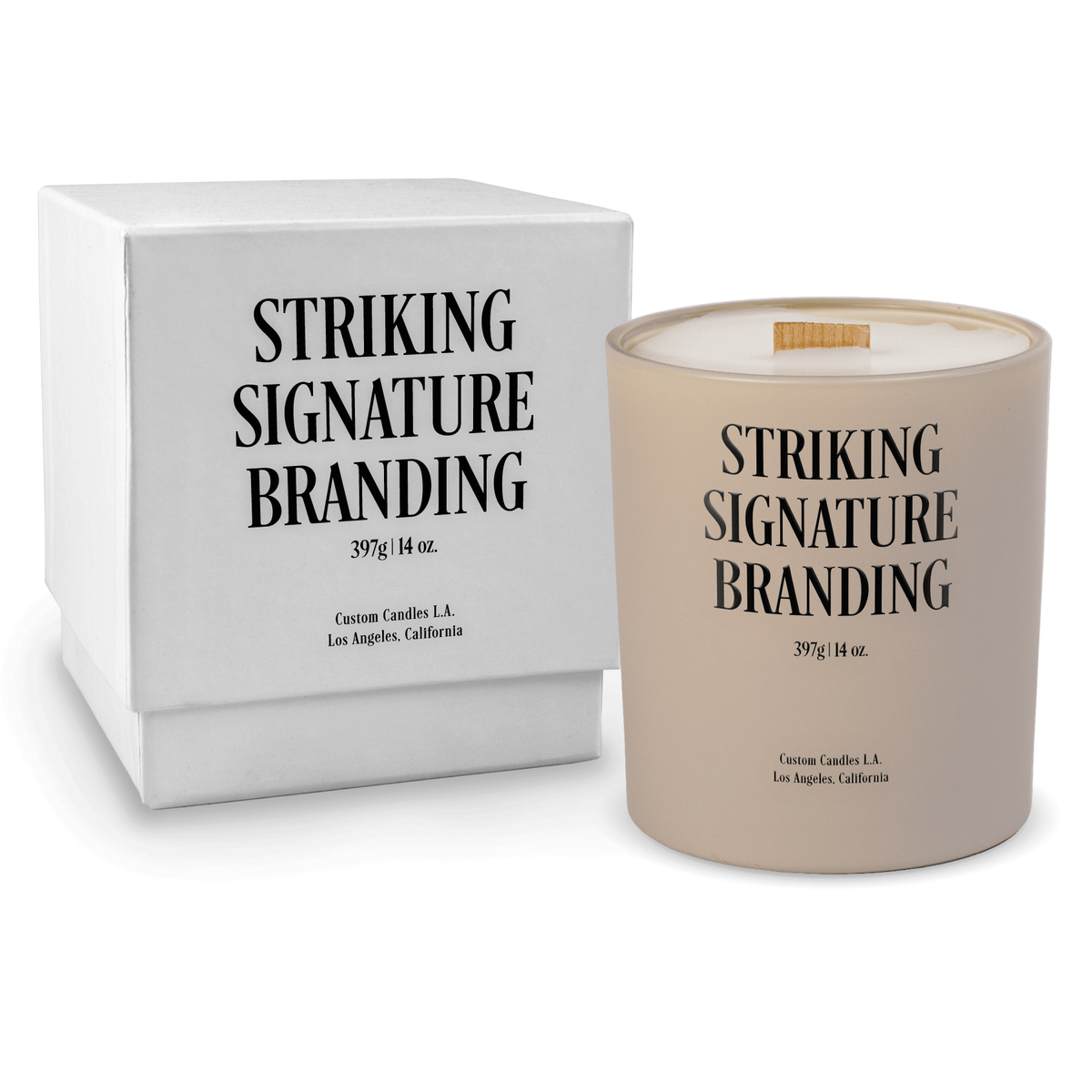 Sample: 14oz Custom Printed Luxury Candle