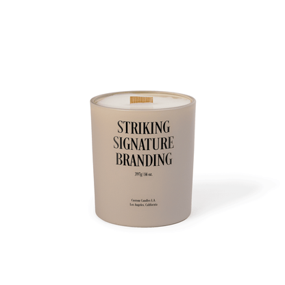 Sample: 14oz Custom Printed Luxury Candle