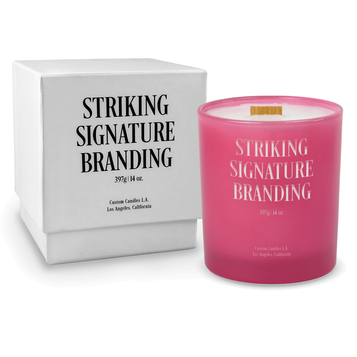 Sample: 14oz Custom Engraved Luxury Candle