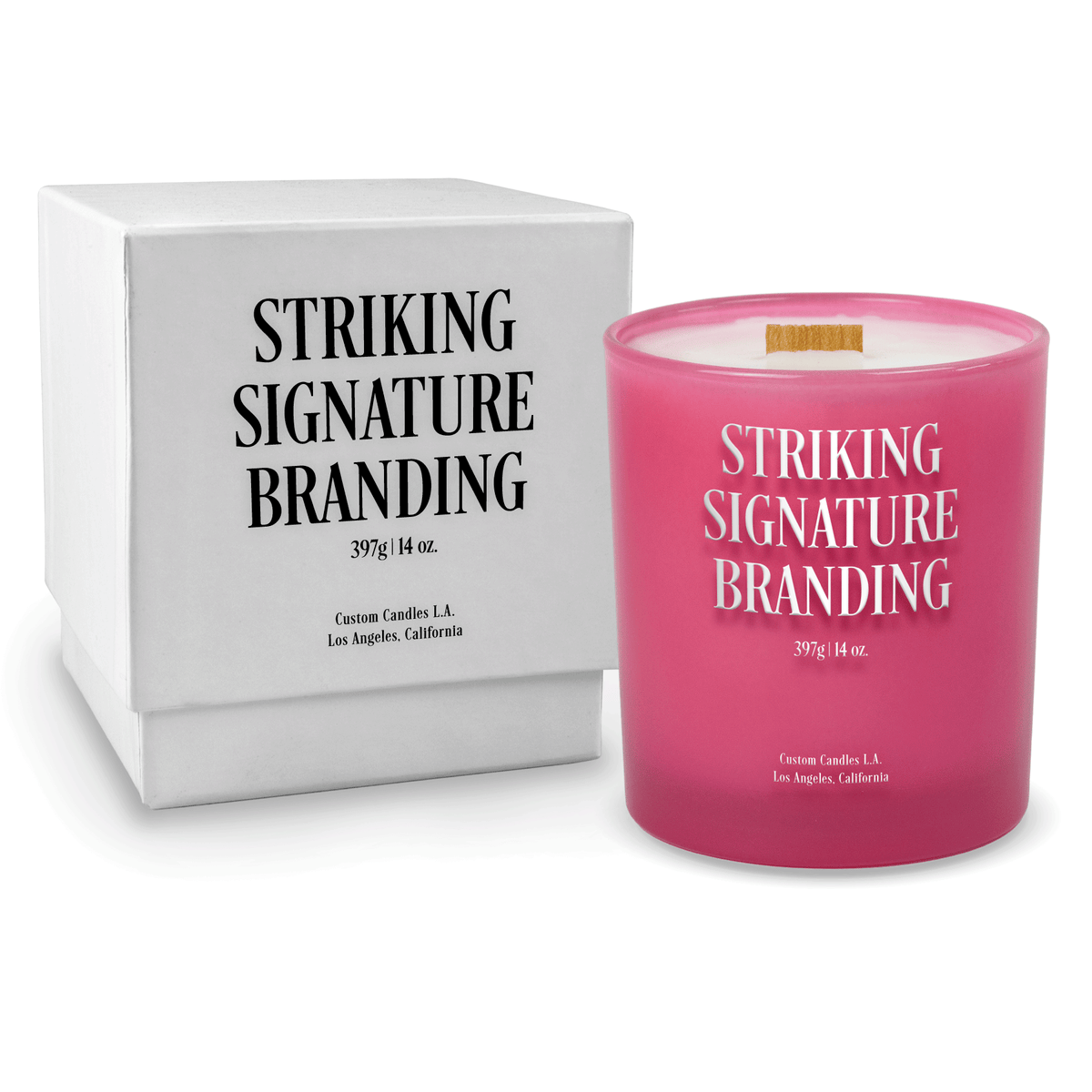 Sample: 14oz Custom Printed Luxury Candle