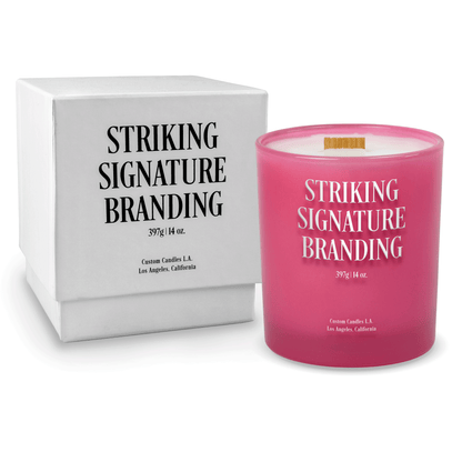 Sample: 14oz Custom Printed Luxury Candle