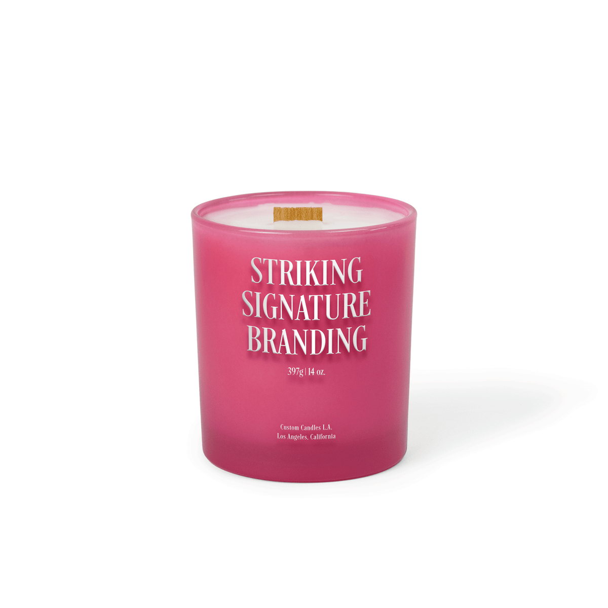 Sample: 14oz Custom Printed Luxury Candle