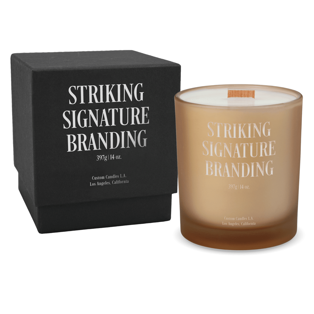 Sample: 14oz Custom Engraved Luxury Candle