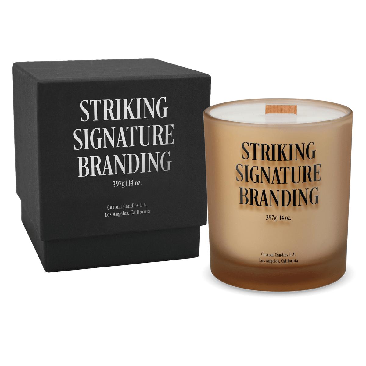 Sample: 14oz Custom Printed Luxury Candle