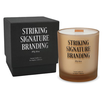 Sample: 14oz Custom Printed Luxury Candle