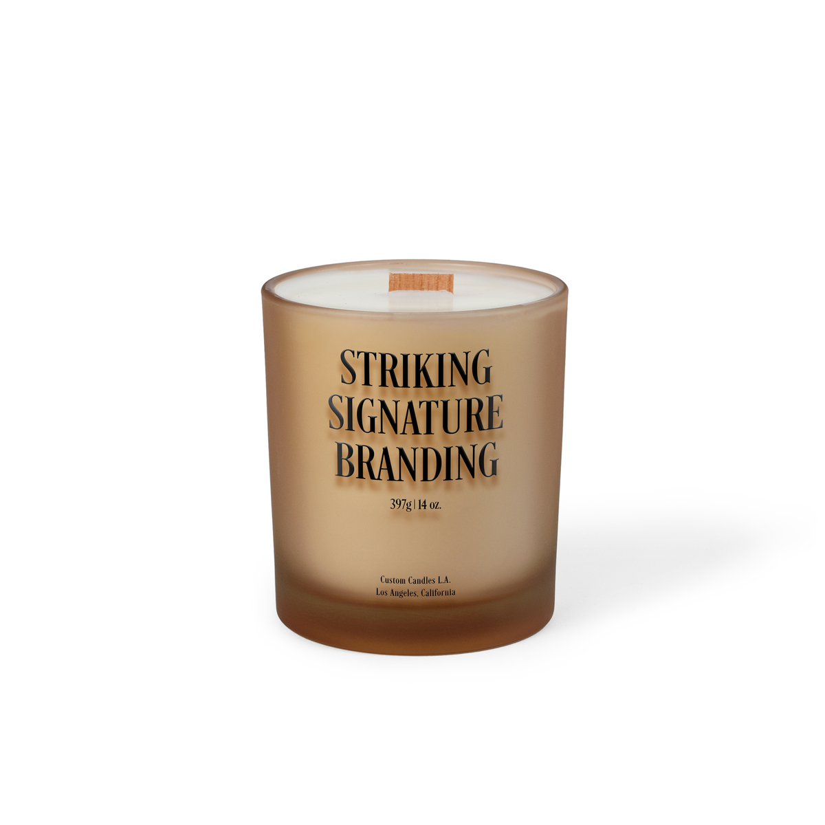 Sample: 14oz Custom Printed Luxury Candle