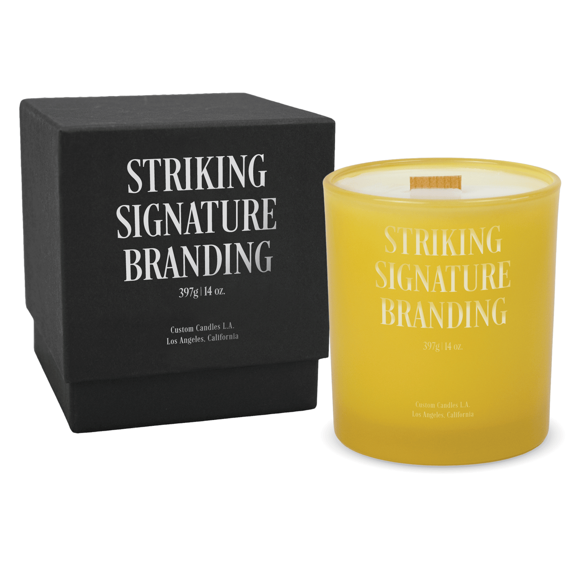 Sample: 14oz Custom Engraved Luxury Candle