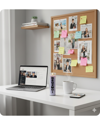 16 oz. Custom Prayer Candle with Your Logo - Gray Wax