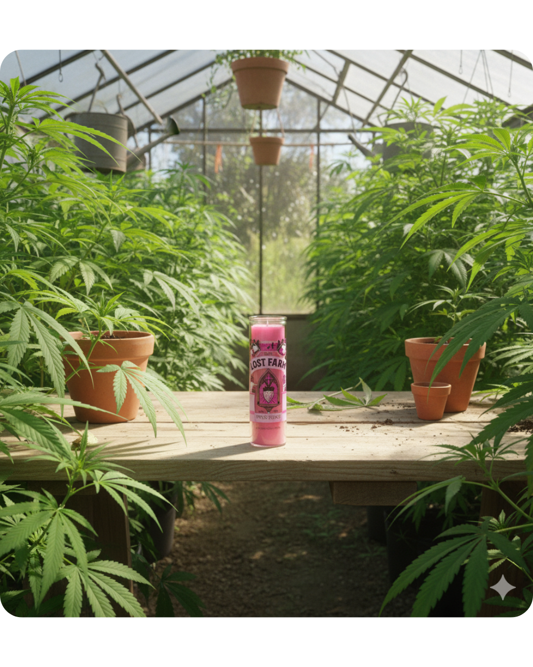 16 oz. Custom Prayer Candle with Your Logo - Pink Wax